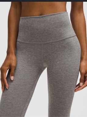 High-Waist Seamless Leggings - Gray